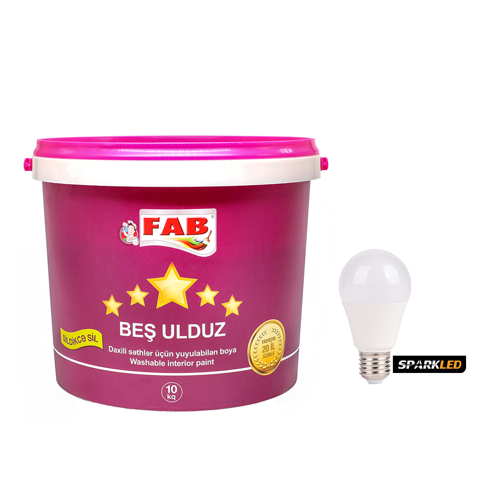 FAB BEŞ ULDUZ INTERIOR 10KQ HƏDİYYƏLİ