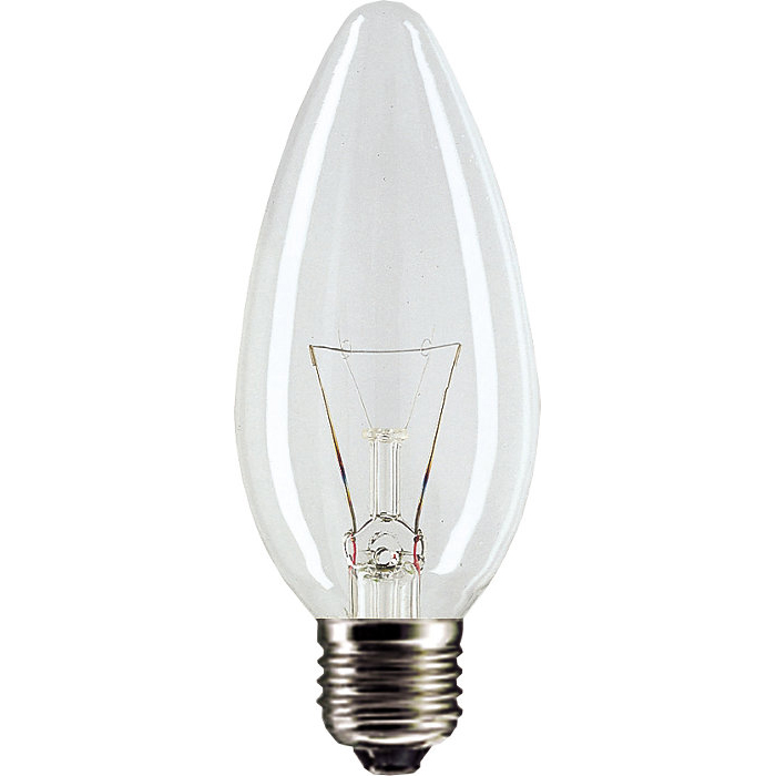 PHILIPS LAMPA SADƏ 60W E27 230V B35