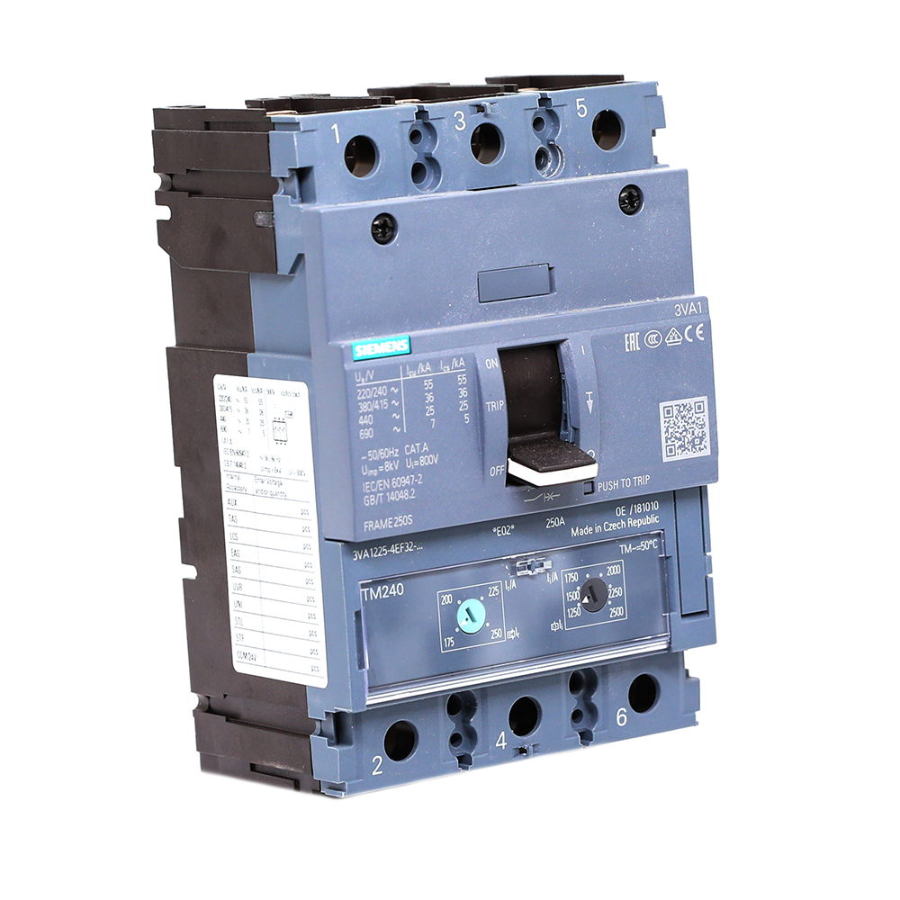 SIEMENS 3VA1225 - 4EF32 - 0AA0 250A COMPACT SWITCH (YIĞCAM ELEKTRİK DÖVRƏ AÇARI)