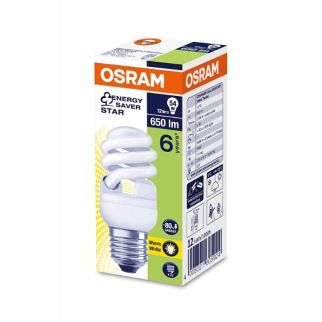 OSRAM DSTAR SPİRAL AMPUL 12 W/827 E14