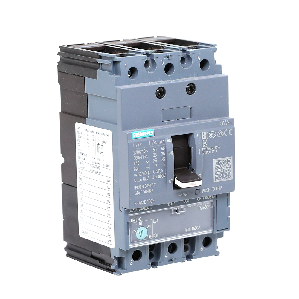 SIEMENS 3VA1116 - 4EE36 - 0AA0 COMPACT SWITCH