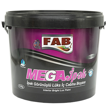 MEGA İPƏK PARLAQ İÇ CƏBHƏ BOYASI AĞ 20 KQ