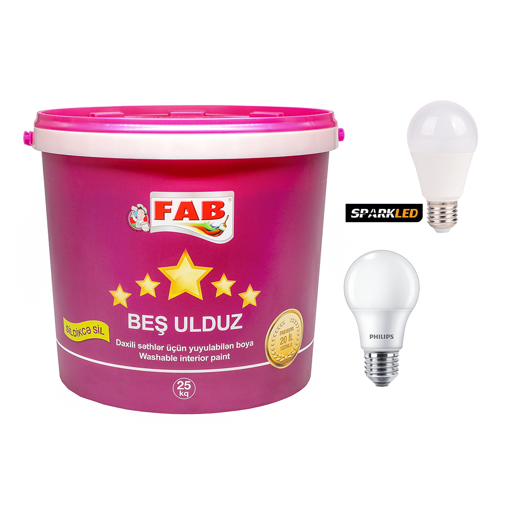 FAB BEŞ ULDUZ INTERIOR 25KQ HƏDİYYƏLİ