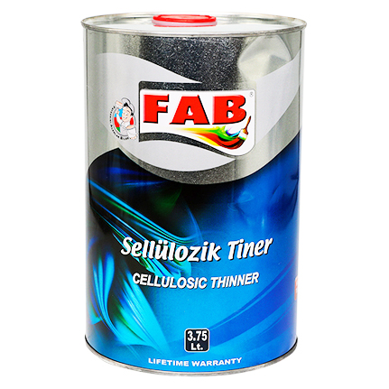FAB SELLÜLOZİK TİNER 3,75 L